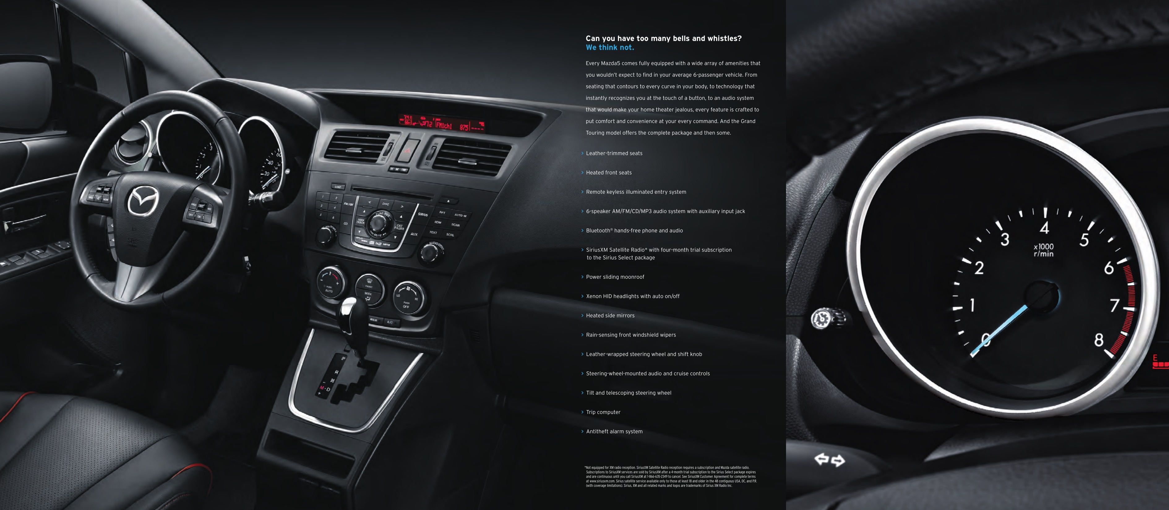 2012 Mazda 5 Brochure Page 7